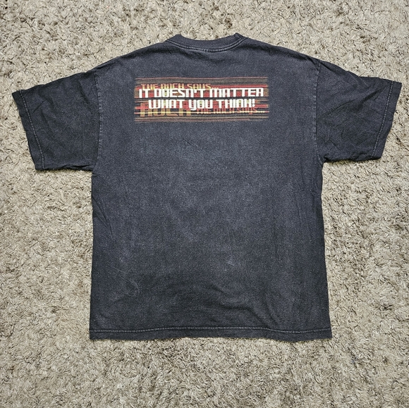 Vintage 2000 WWF Do You Smell What The Rock Is Cookin' Black T-Shirt X-Large - Picture 5 of 9